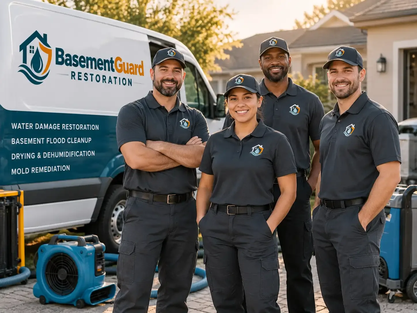 Basement Water Damage Restoration company in New London, IA